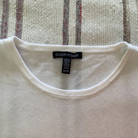 Eileen Fisher off-white sweater size XS - Picture 4 of 8